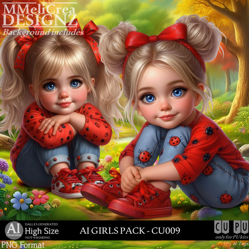 AI - GIRLS PACK CU009 (CU4PU/PNG) AI - GIRLS PACK CU009 (CU4PU/PNG)
